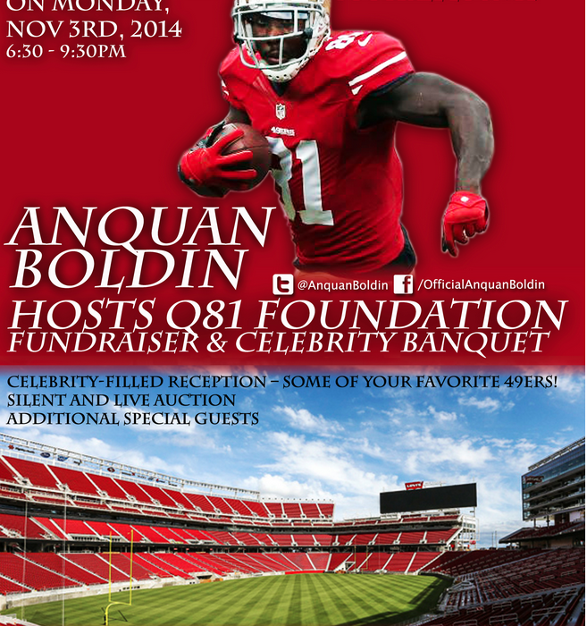Anquan Boldin Fundraiser November 2014
