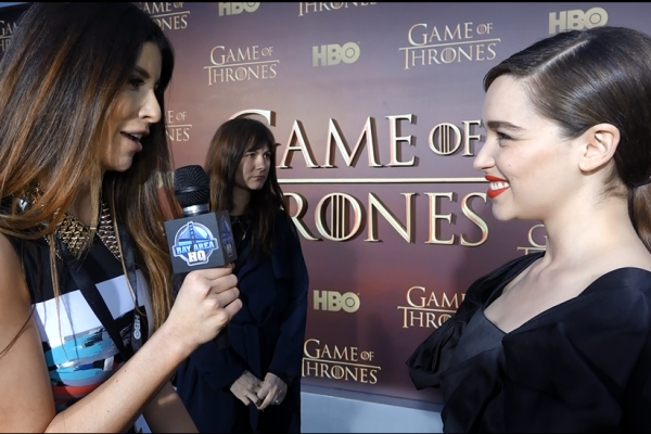 Emilia Clarke Game of Thrones Premiere