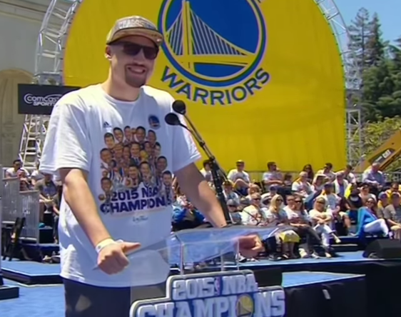 Klay Thompson Lefty's Bay Area Meet Greet 2015 Warriors NBA Champions