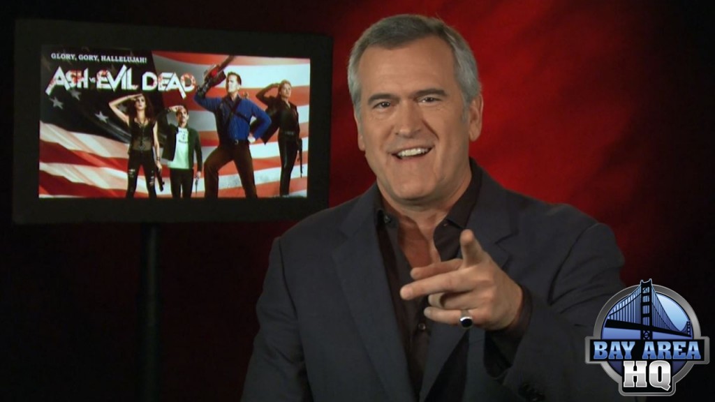 Bruce Campbell Ash Vs. Evil Dead Season 2 Stars Full Episode Interview Sharknado Halloween