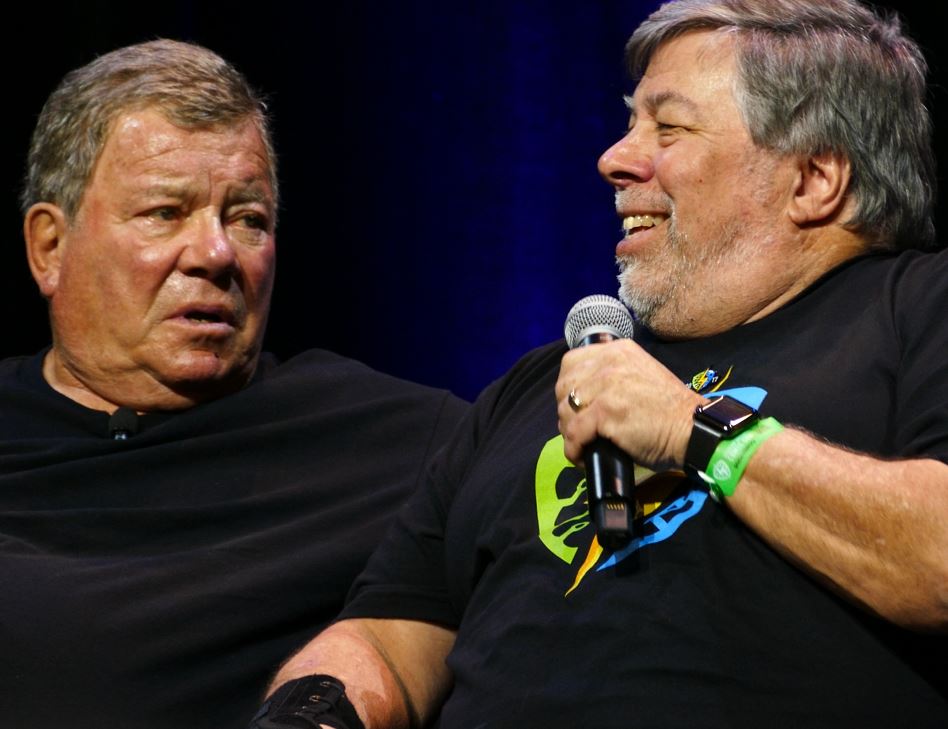 William Shatner Silicon Valley Comic Con 2017 Steve Wozniak SVCC