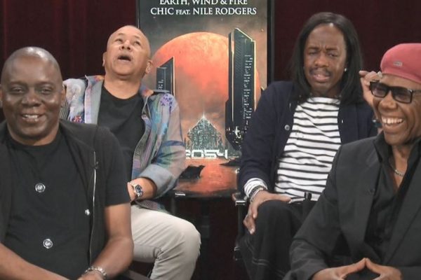 Earth Wind and Fire Nile Rodgers Interview San Francisco Oakland Oracle Arena Tour Concert 2017 BioPic Easy Lover Phil Collins