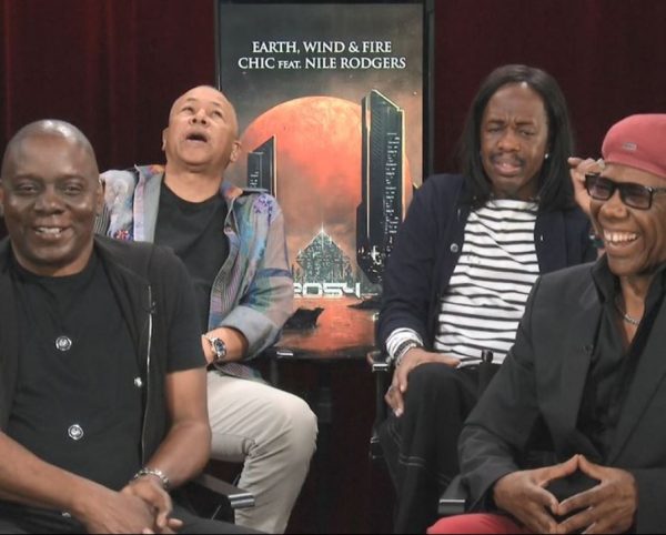 Earth Wind and Fire Nile Rodgers Interview San Francisco Oakland Oracle Arena Tour Concert 2017 BioPic Easy Lover Phil Collins