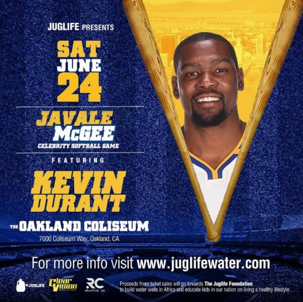 Kevin Durant Amber Rose Marshawn Lynch Javale Mcgee Celebrity Softball Juglife Water Golden State Warriors Oakland