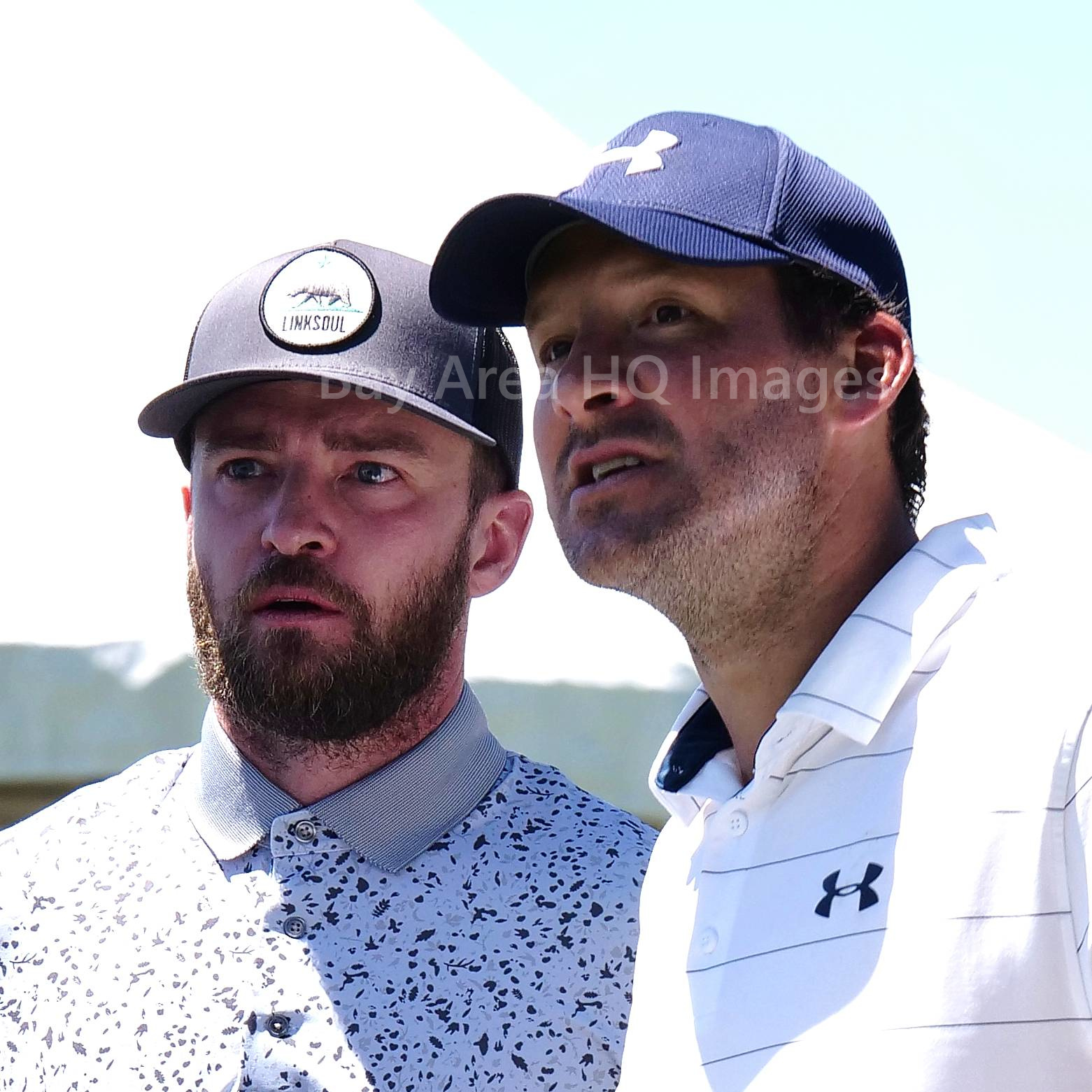 Timberlake , Justin Tony Romo American Century golf Championship