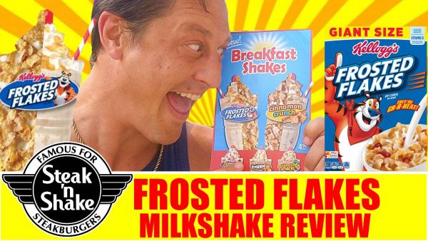Steak N Shake Campbell Grand Opening Frosted Flakes Milkshake Review