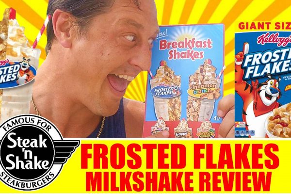 Steak N Shake Campbell Grand Opening Frosted Flakes Milkshake Review